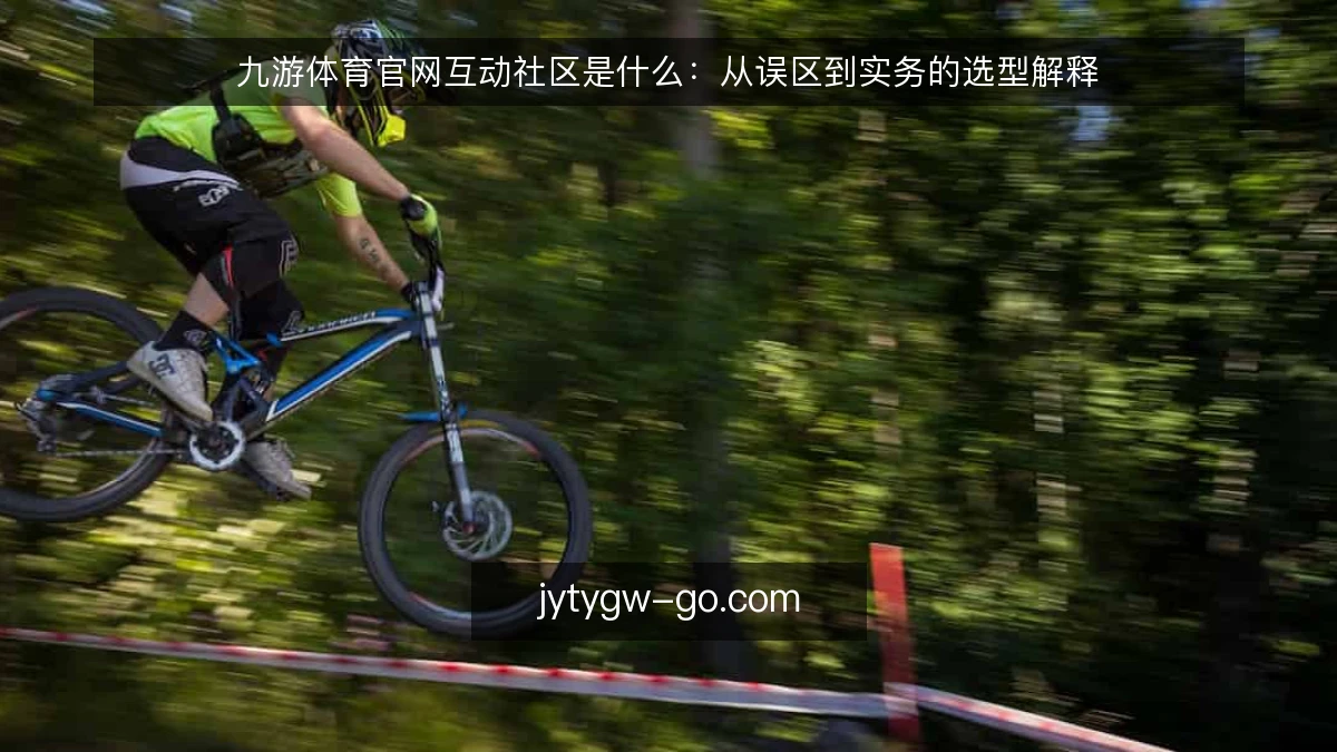 九游体育官网互动社区是什么：从误区到实务的选型解释