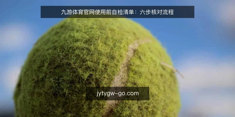 九游体育官网使用前自检清单：六步核对流程 — 先明确自检范围与准备材料 配图